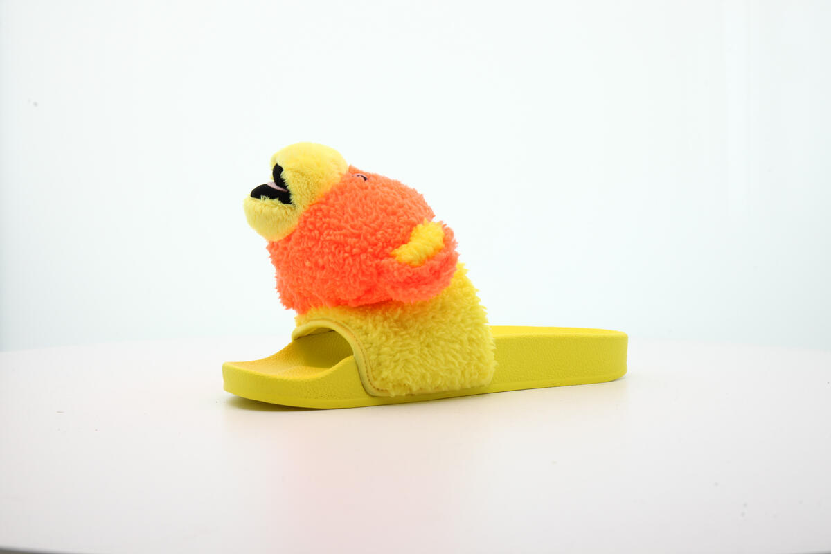 Adidas Mens JS Adilette Teddy Shoes 'SOrang' - Image 7