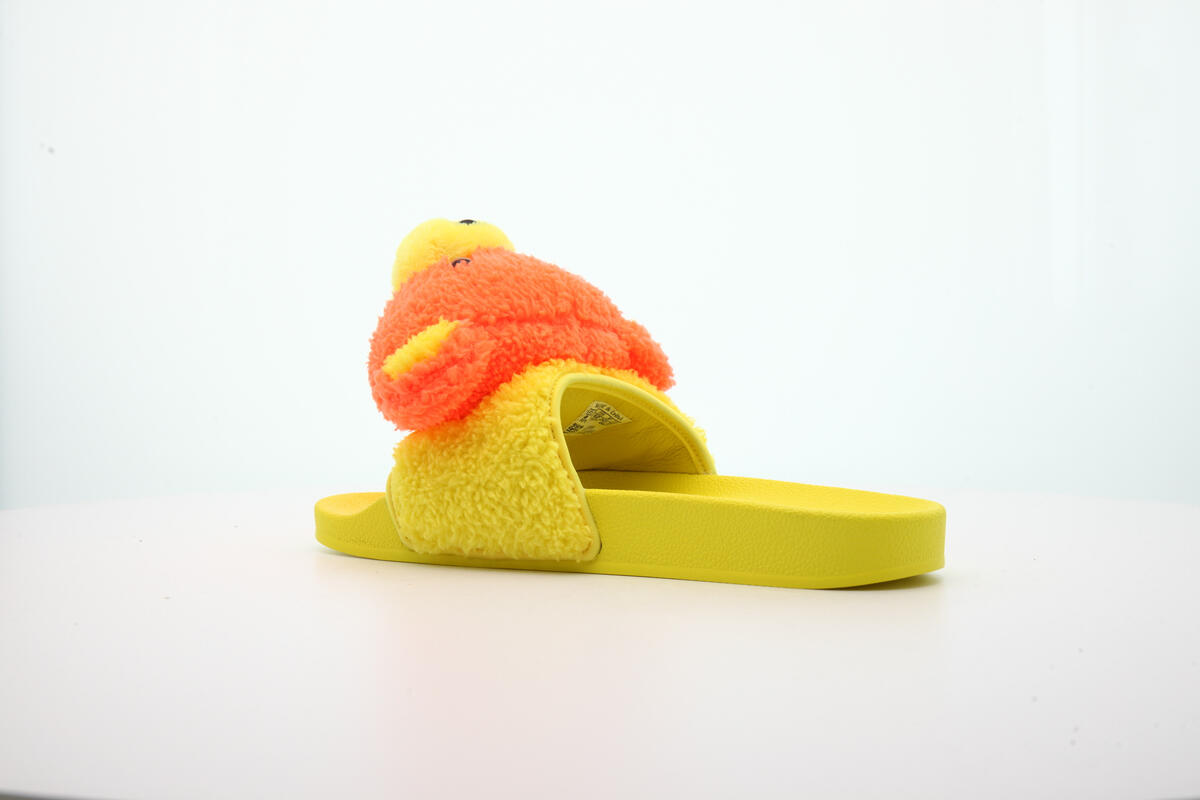 Adidas Mens JS Adilette Teddy Shoes 'SOrang' - Image 9