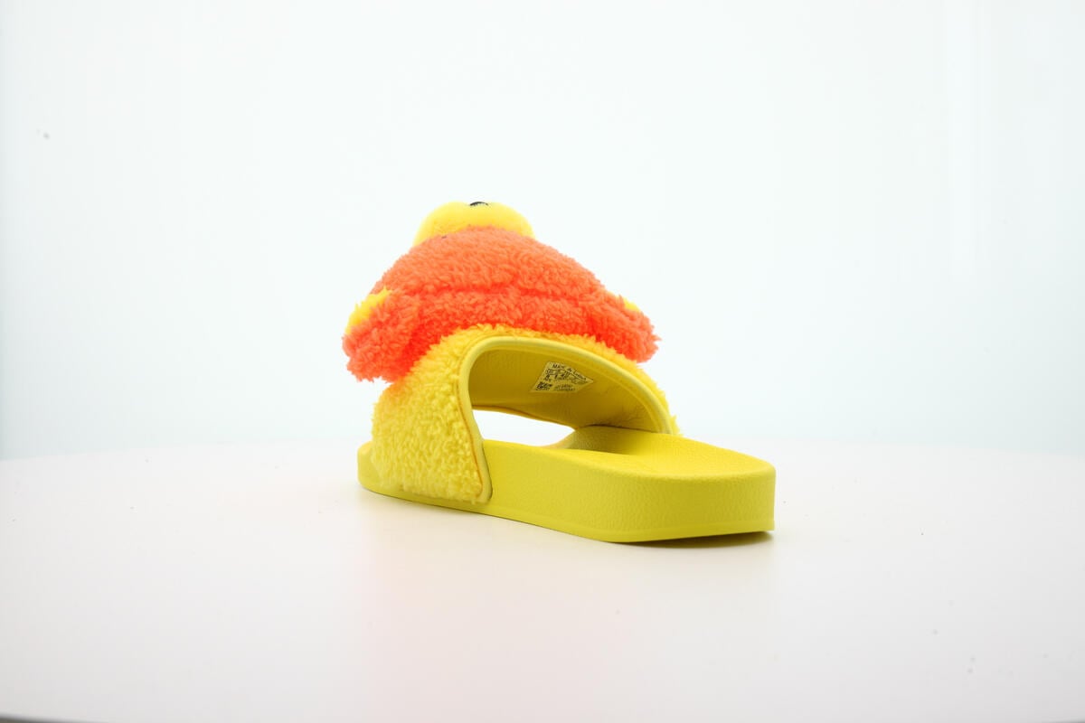 Adidas Mens JS Adilette Teddy Shoes 'SOrang' - Image 10