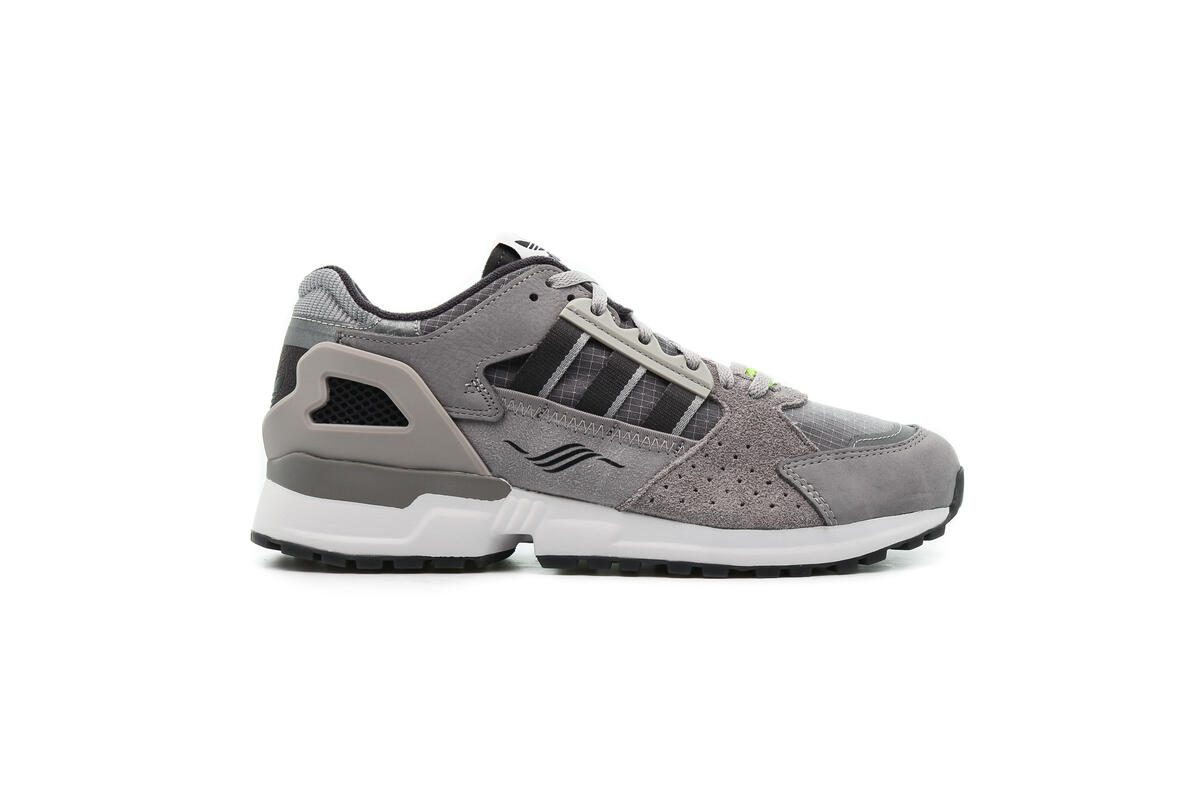 Adidas Mens ZX 10,000C Shoes 'CL Grey/Black' - Image 10