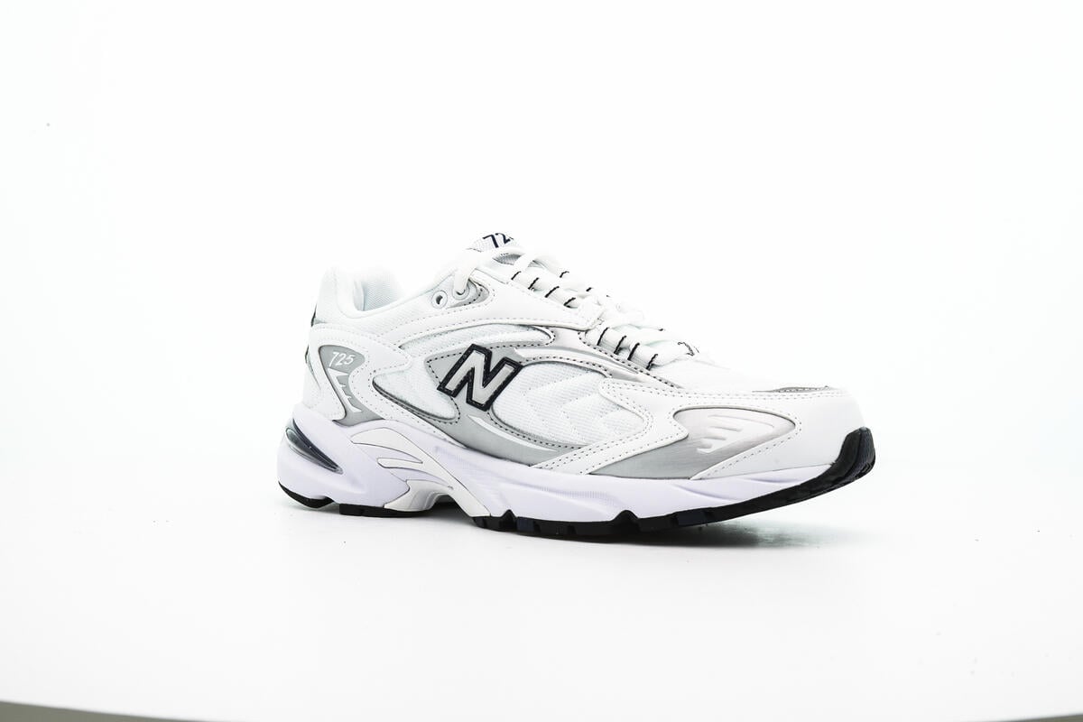 New Balance 725 White / Reflection / Metallic Silver - Image 7