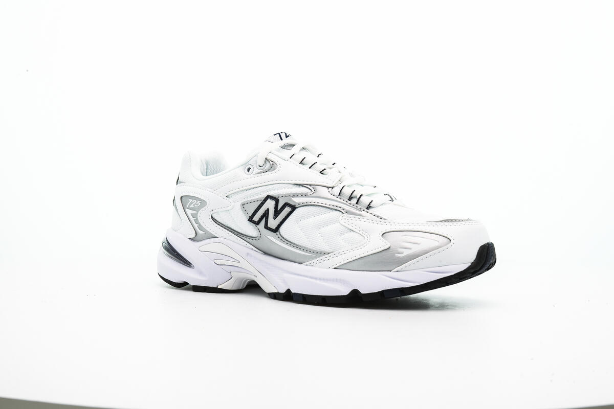 New Balance 725 White / Reflection / Metallic Silver - Image 3