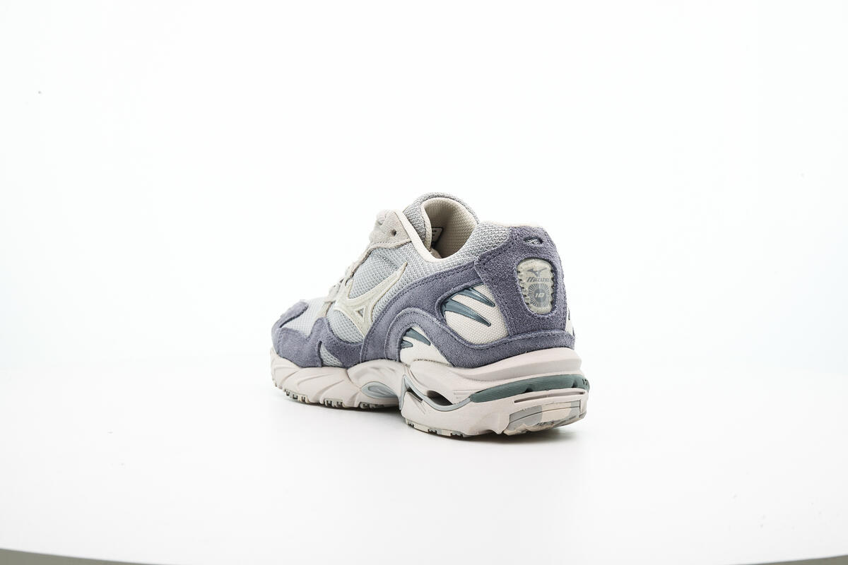 Mizuno WAVE RIDER 10 Tradewinds Grey  Suede & Mesh Men’s size 10.5 Runners Mizuno Wave Rider 10 - Quicksilver / Tradewinds / Snow White  main image 4