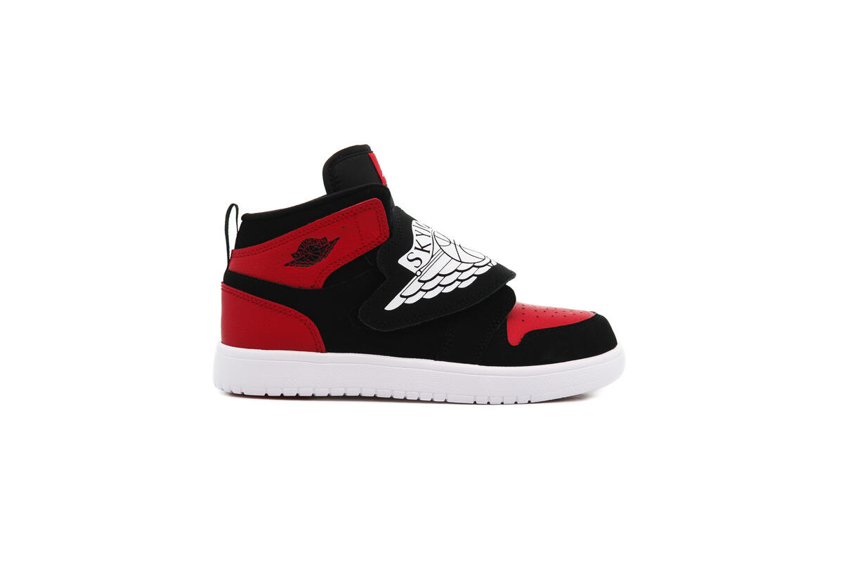 JORDAN BRAND SKY JORDAN 1 PS "MICHAEL JORDAN" BLACK/WHITE/GYM RED - Image 8