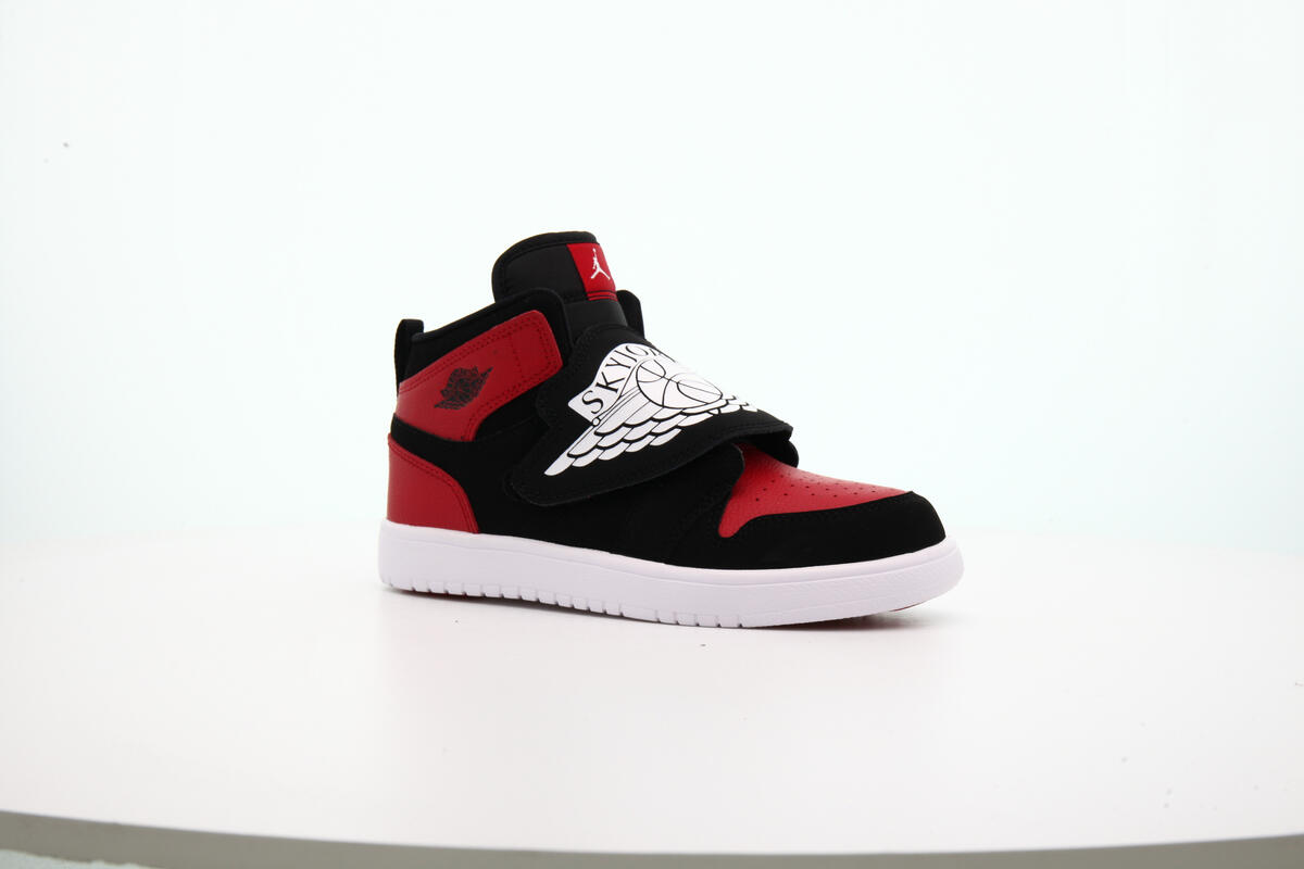JORDAN BRAND SKY JORDAN 1 PS "MICHAEL JORDAN" BLACK/WHITE/GYM RED - Image 9