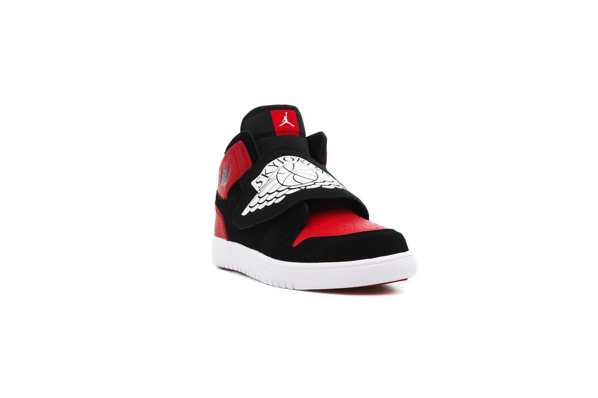 JORDAN BRAND SKY JORDAN 1 PS "MICHAEL JORDAN" BLACK/WHITE/GYM RED - Image 10