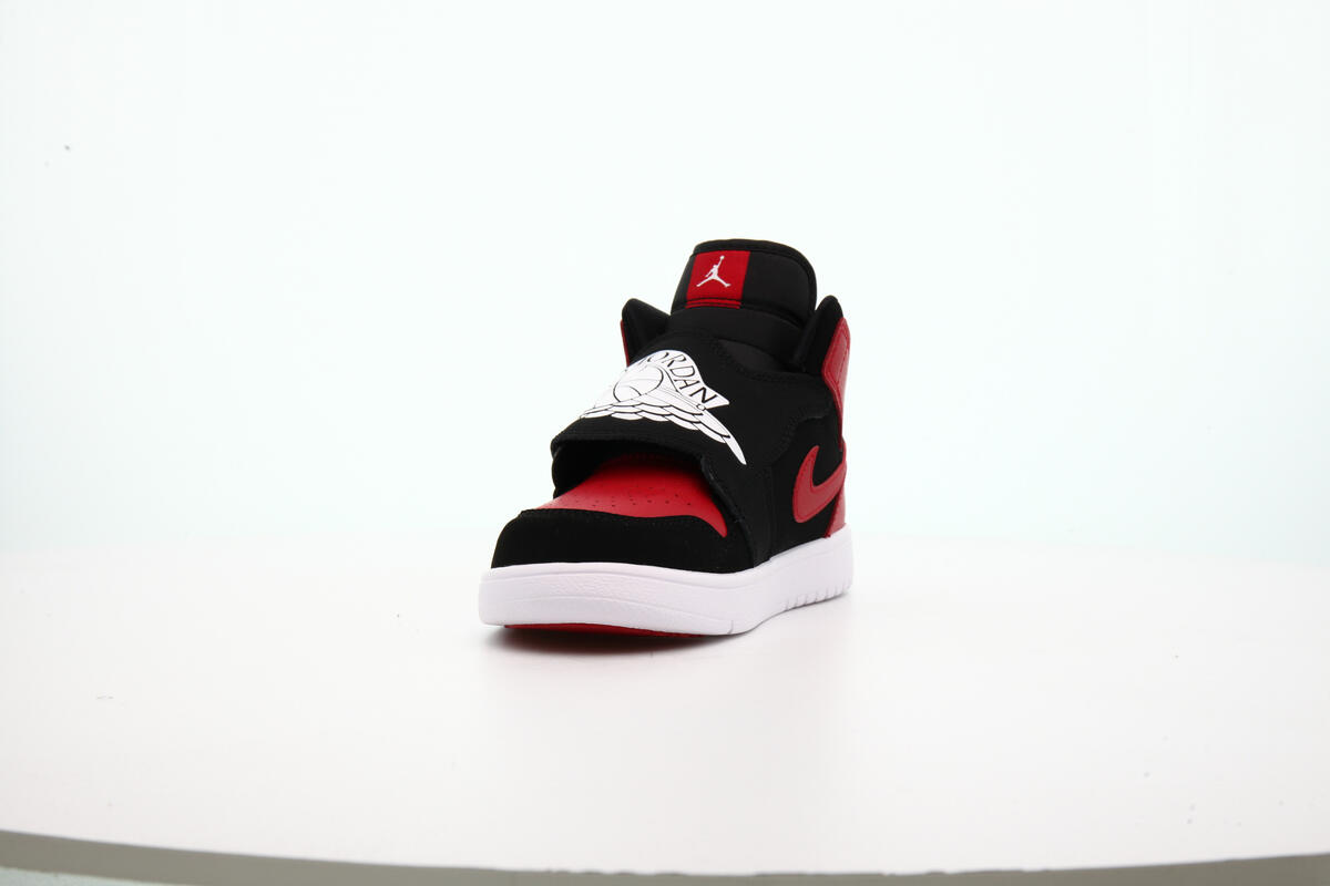JORDAN BRAND SKY JORDAN 1 PS "MICHAEL JORDAN" BLACK/WHITE/GYM RED - Image 12