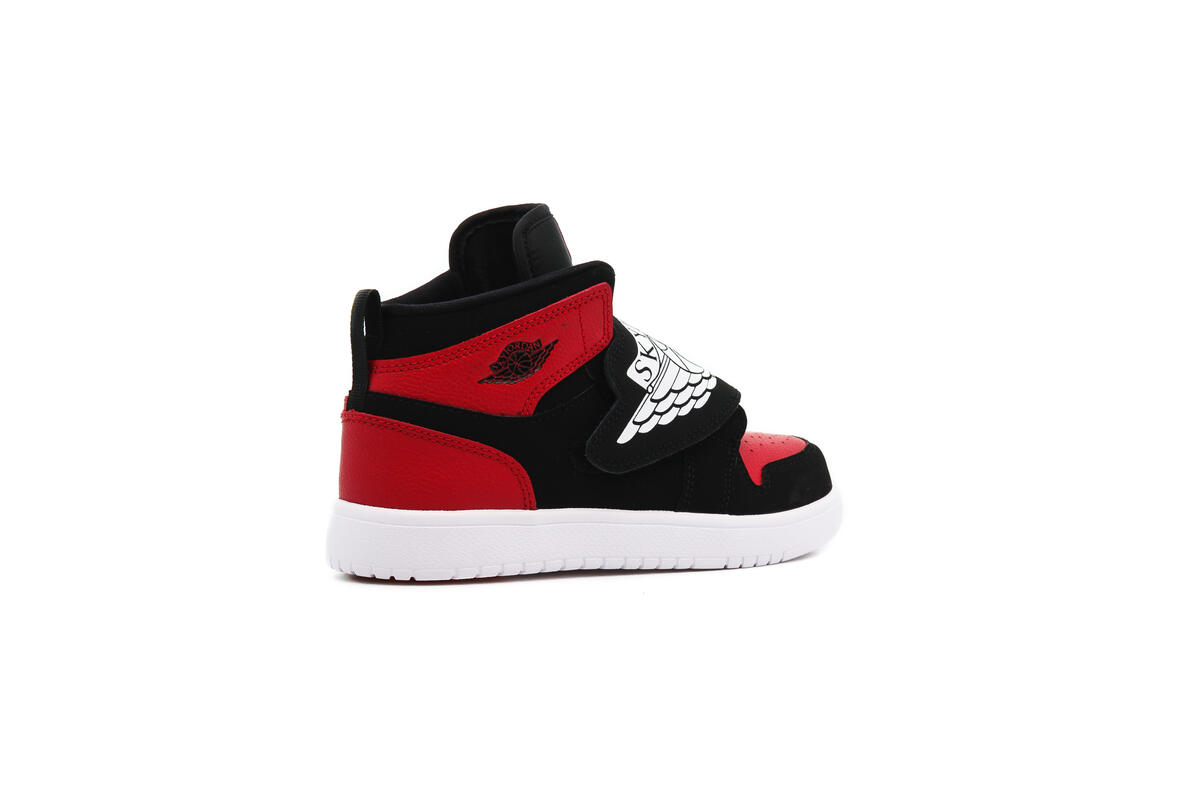 JORDAN BRAND SKY JORDAN 1 PS "MICHAEL JORDAN" BLACK/WHITE/GYM RED - Image 19