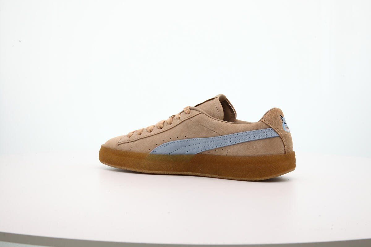Puma x Maison Kitsune Mens Suede Crepe Kitsune Shoes 'Traverine-Chambray Blue' - Image 27