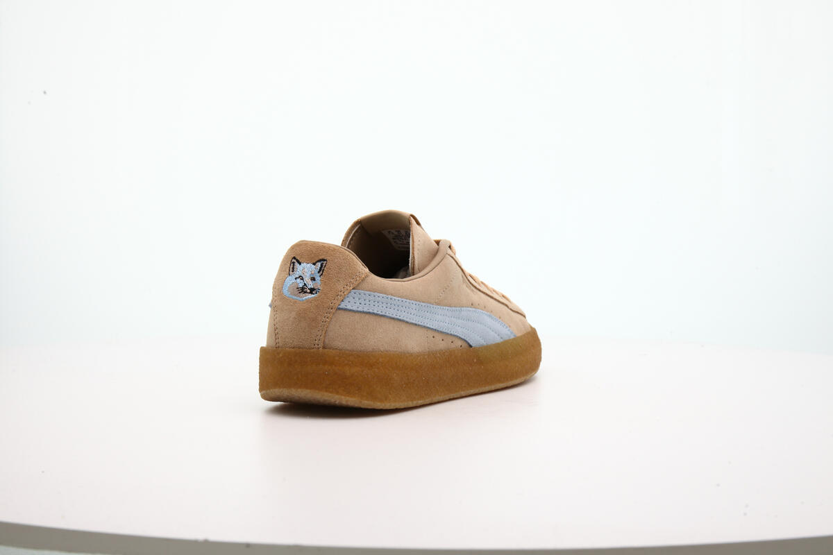 Puma x Maison Kitsune Mens Suede Crepe Kitsune Shoes 'Traverine-Chambray Blue' - Image 30