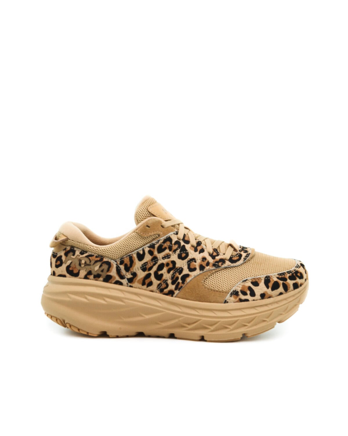Engineered Garments Hoka Bondi Sneakers Sand Leopard Mens Size 10.5 Hoka One One x Engineered Garments Bondi Sneakers in Sand  main image 4
