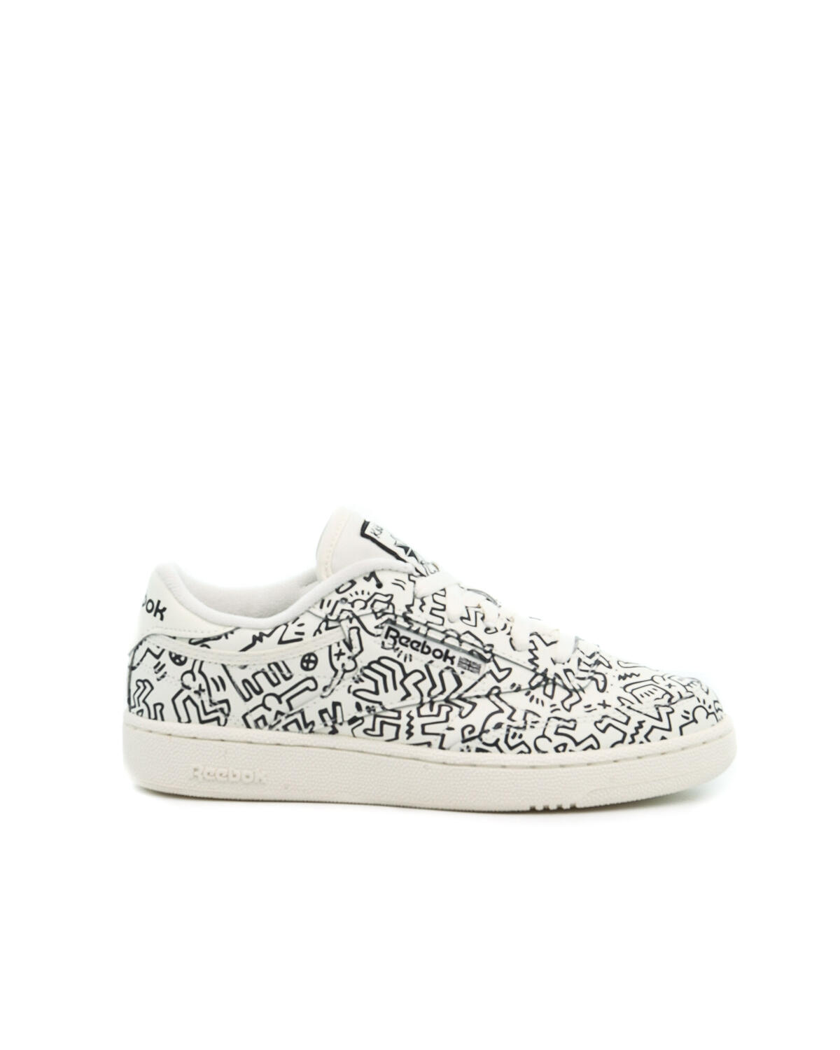 Reebok x Keith Haring CLUB C - Chalk / Pure Grey 8 - Image 8