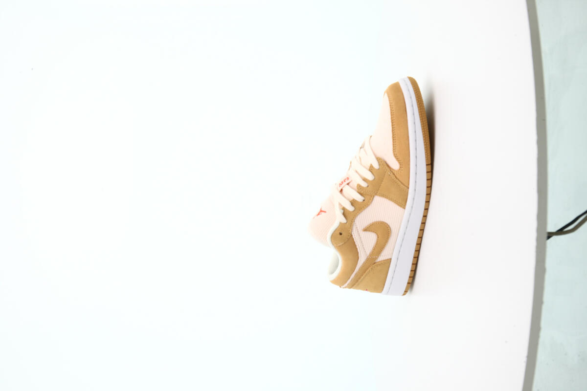 Air Jordan 1 Low 'Twine Orange Quartz Corduroy' (Women's) - Image 12