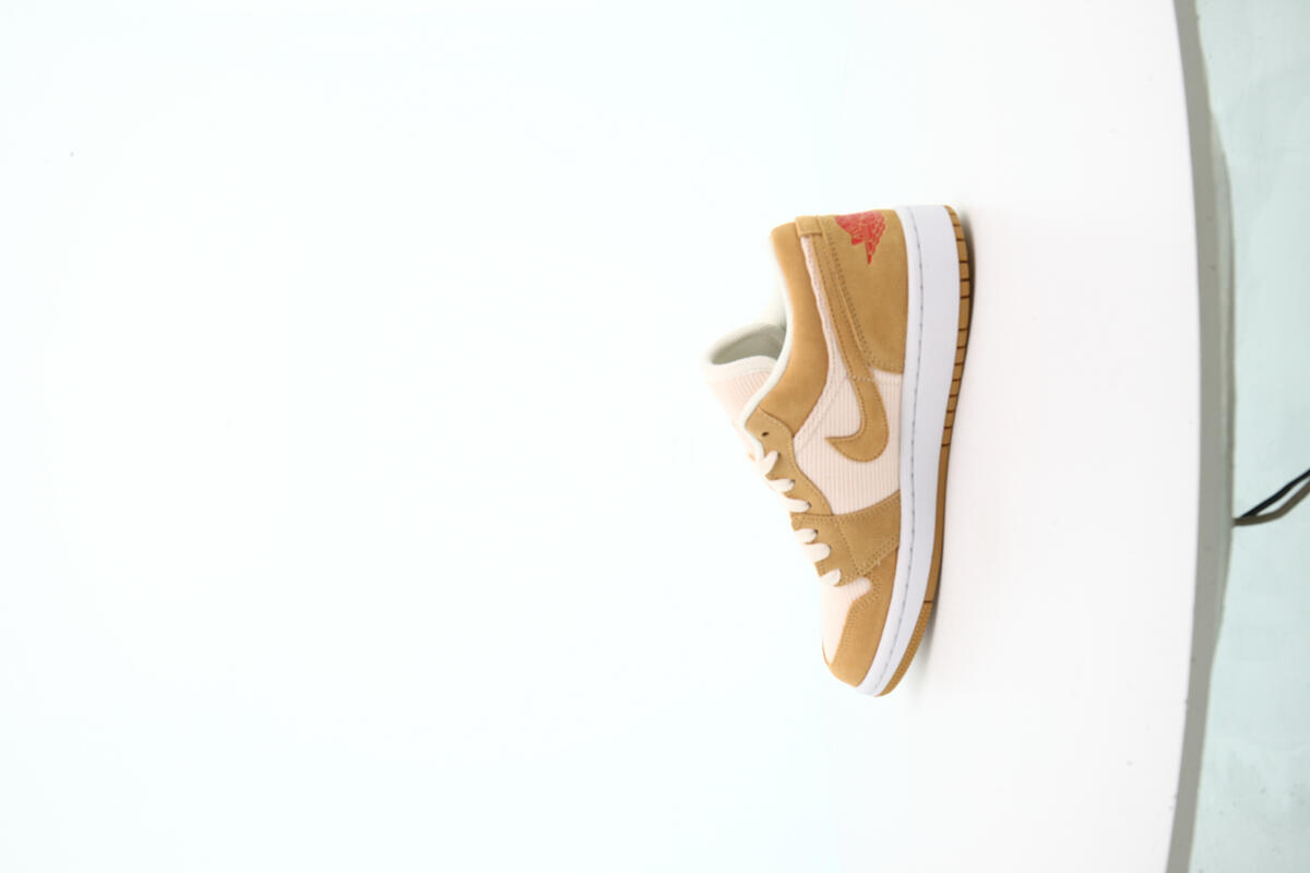 Air Jordan 1 Low 'Twine Orange Quartz Corduroy' (Women's) - Image 18