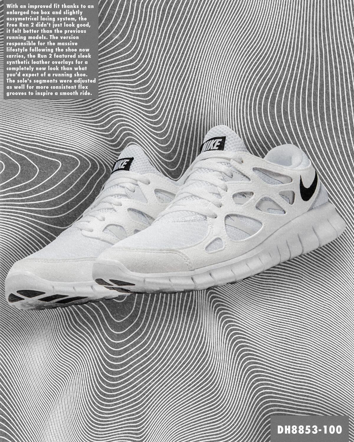 Nike Mens Free Run 2 Shoes - Image 4