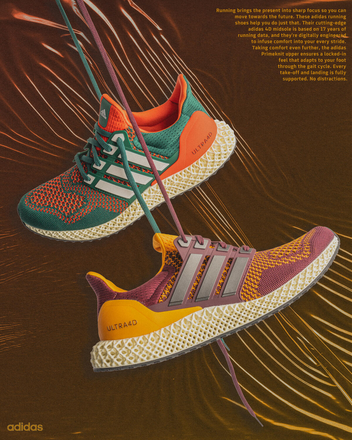 adidas Originals Ultra 4D "University Of Miami" - Image 20