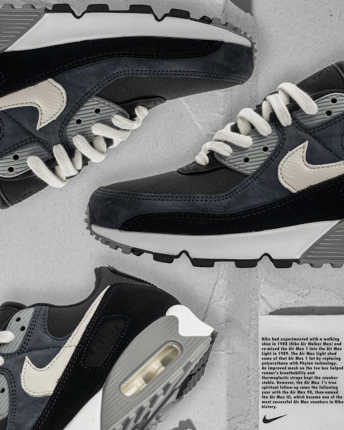 Nike Air Max 90 'Off-Noir Particle Grey' - Image 52