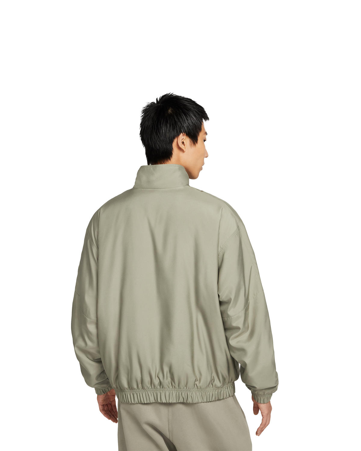 Nike Solo Swoosh Satin Bomber Jacket - Image 3