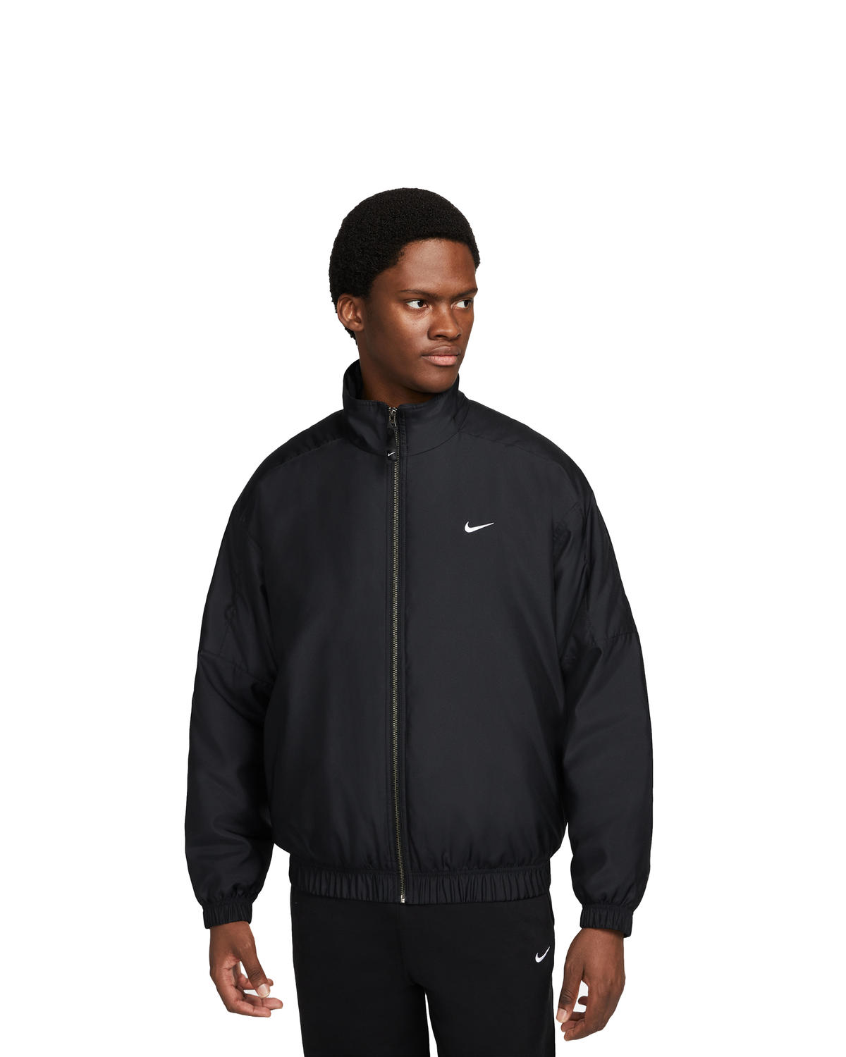 Nike Solo Swoosh Jacket 'Black' - Image 9