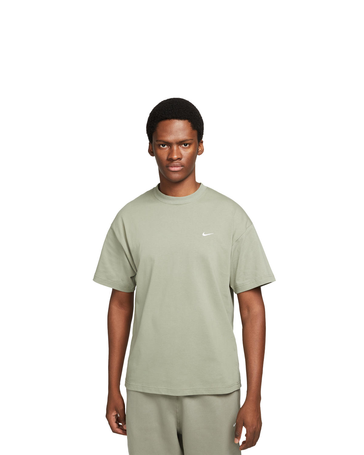 Nike Solo Swoosh T-Shirt 'Light Army' - Image 7