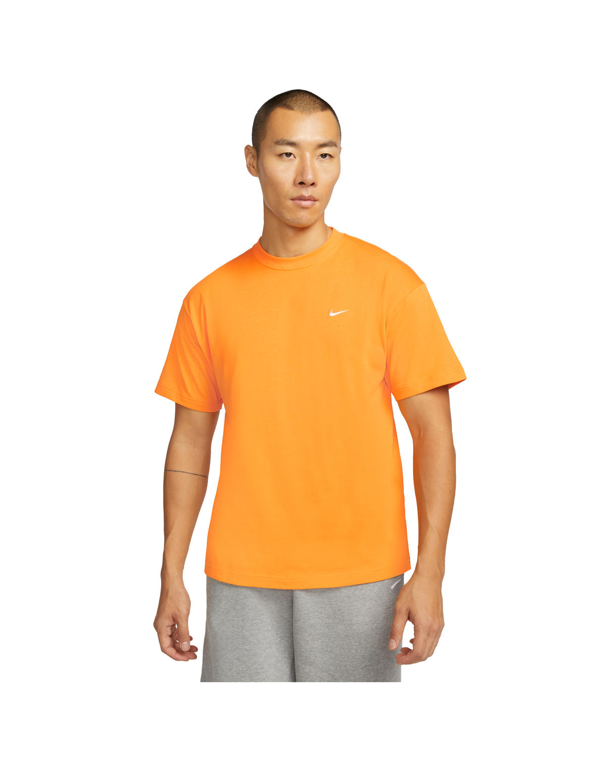 Nike Solo SwOosh Knit Top Kumquat - Image 8