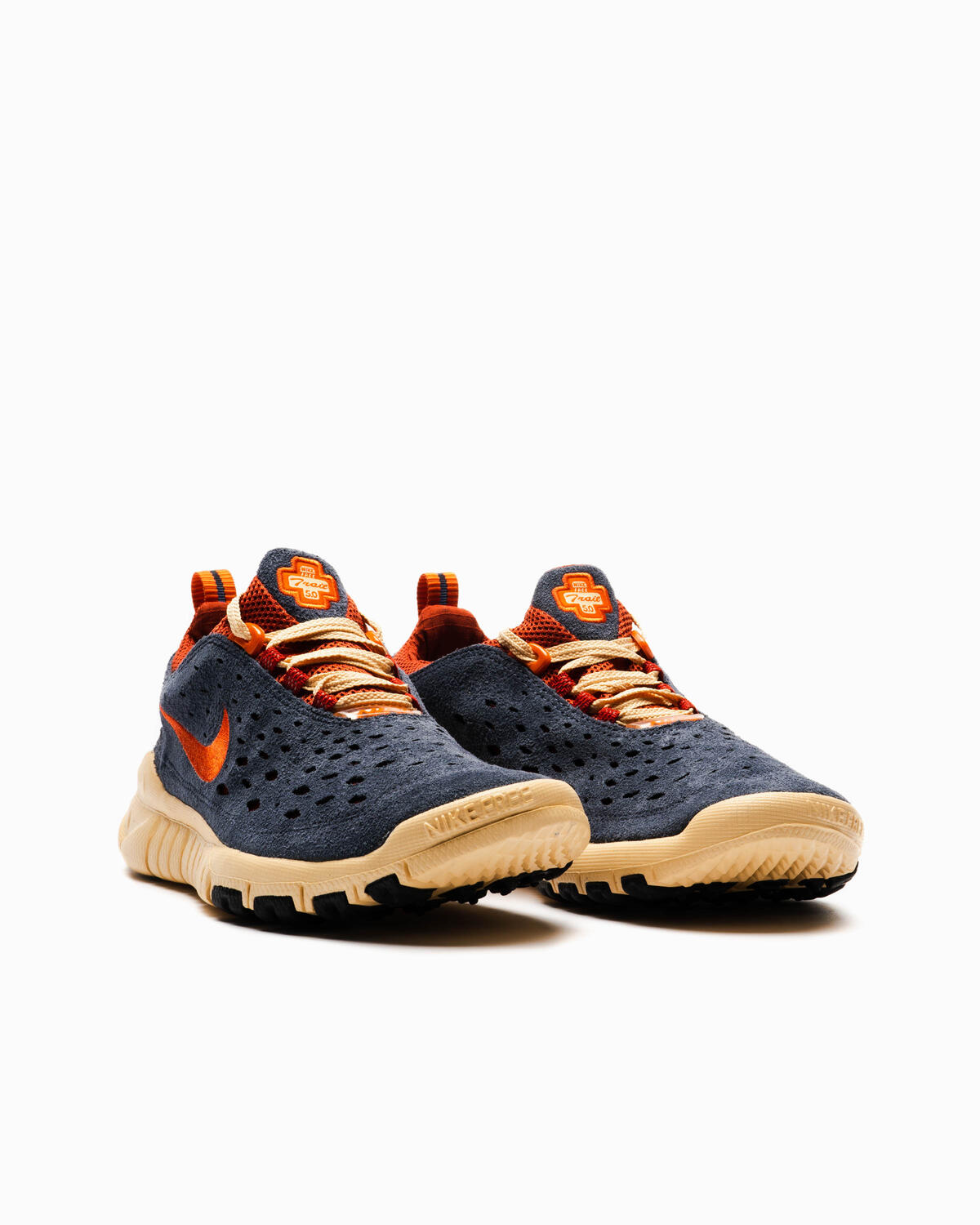Nike Free Run Trail Thunder Blue / Orange - Cinnabar - Image 13
