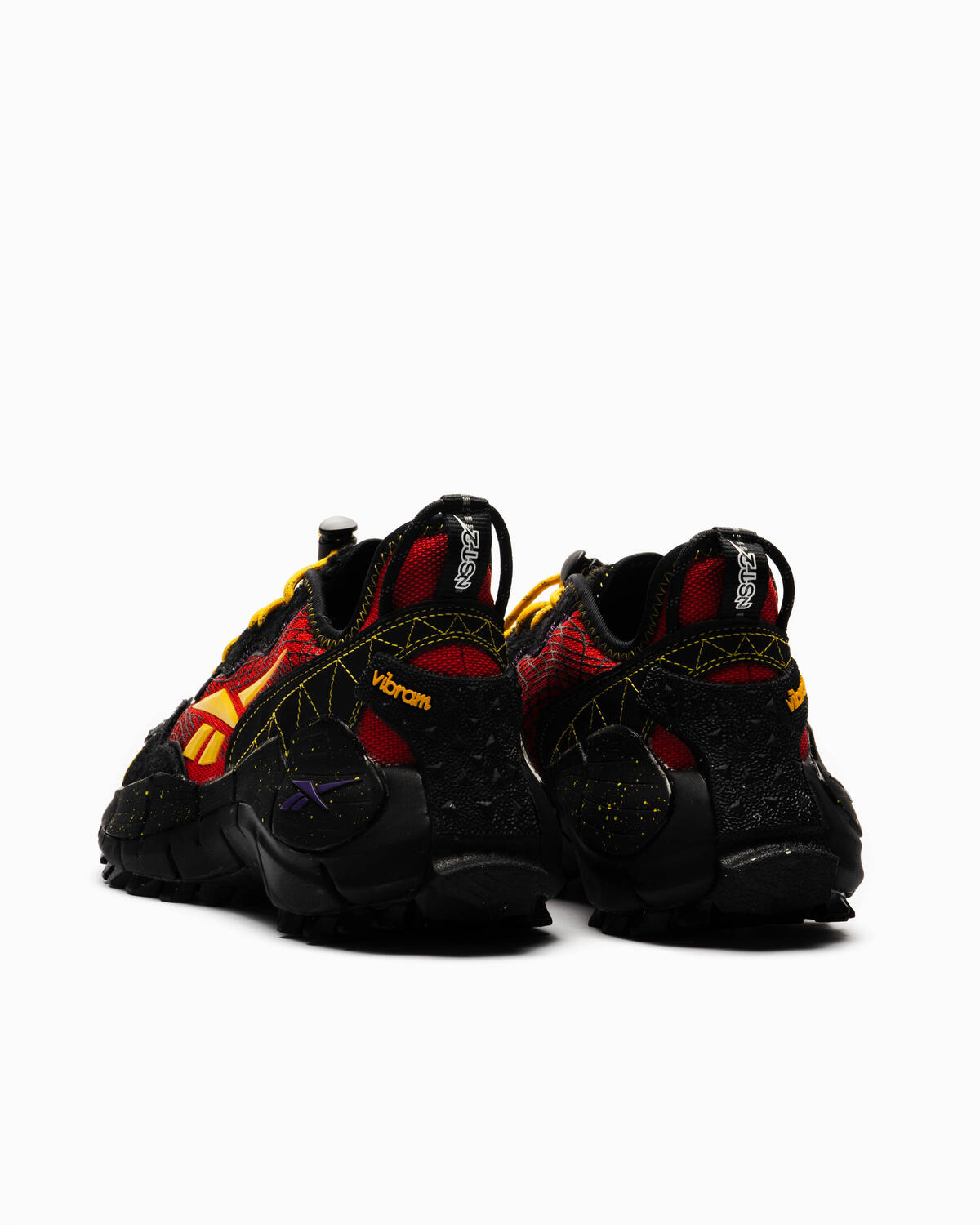 Reebok x ASAP Nast Zig Kinetica II Edge (Schwarz / Rot / Gelb) - Image 10