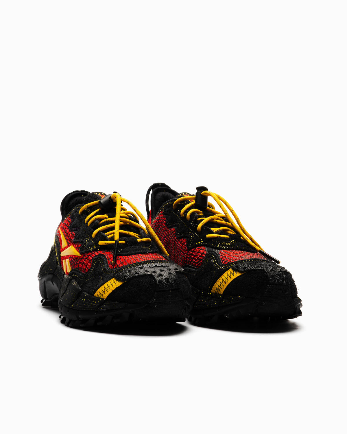 Reebok x ASAP Nast Zig Kinetica II Edge (Schwarz / Rot / Gelb) - Image 9