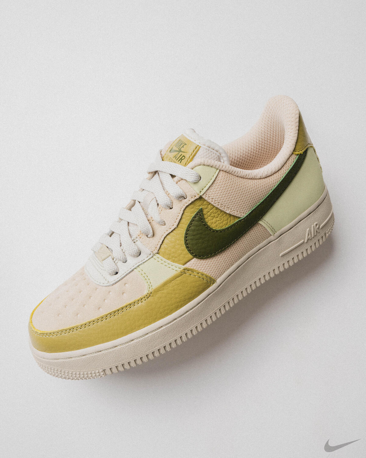 Nike Air Force 1 Light Bone / Rough Green / Olive Aura (Women's) - Image 30