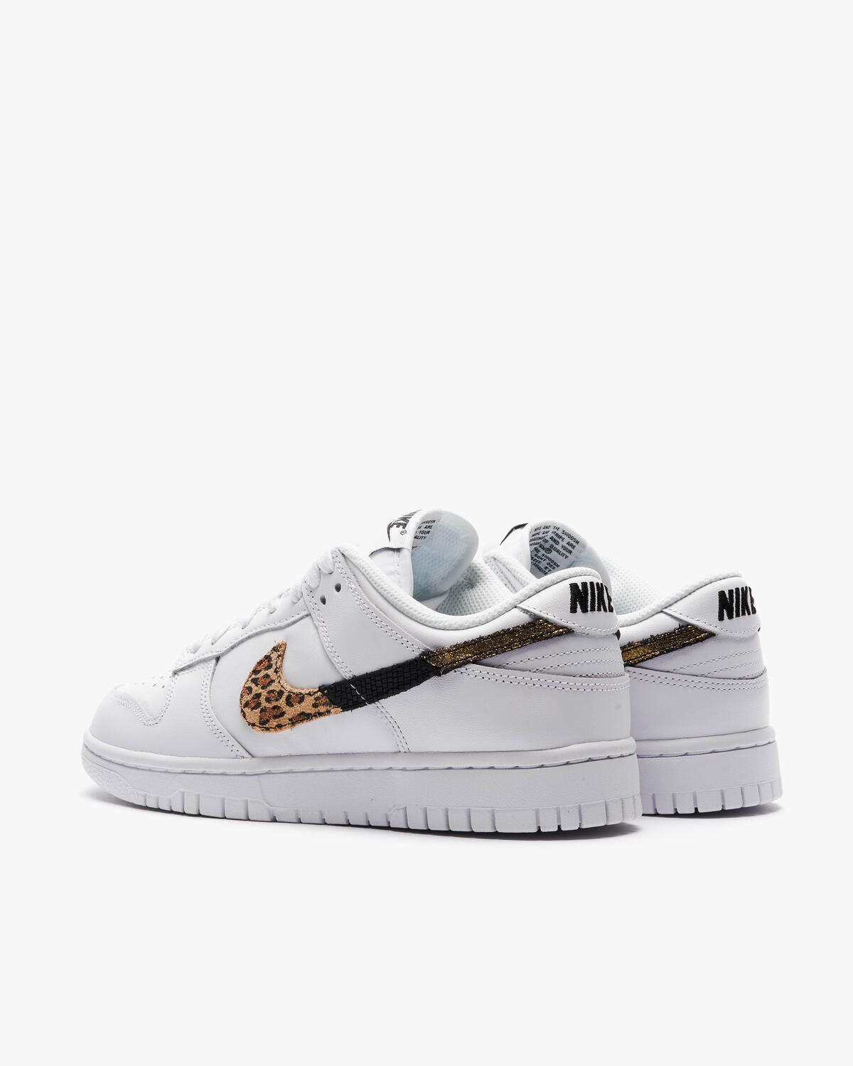 Nike Dunk Low 'White Animal Swoosh' (WMNS) - Image 15