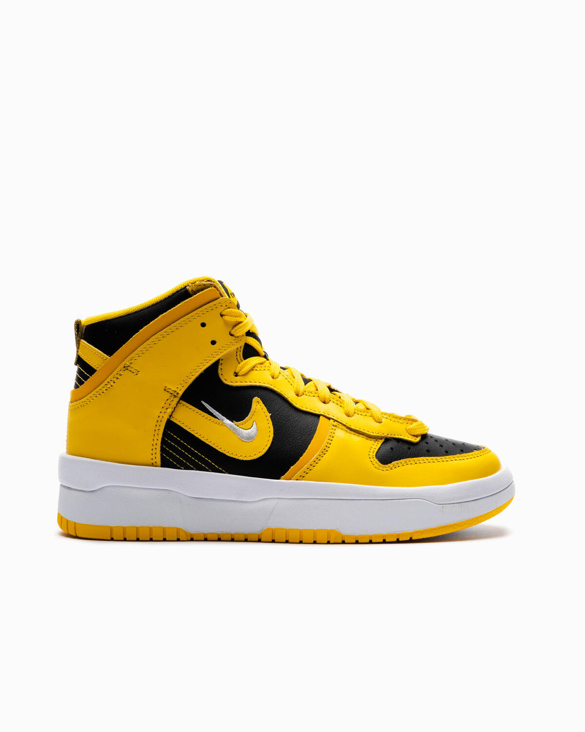 Nike Dunk Hi Black / Varsity Maize - University Gold (Women's) - Image 2
