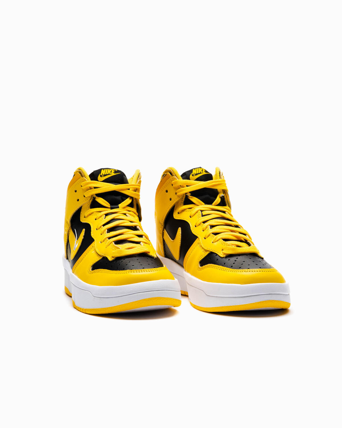 Nike Dunk Hi Black / Varsity Maize - University Gold (Women's) - Image 3