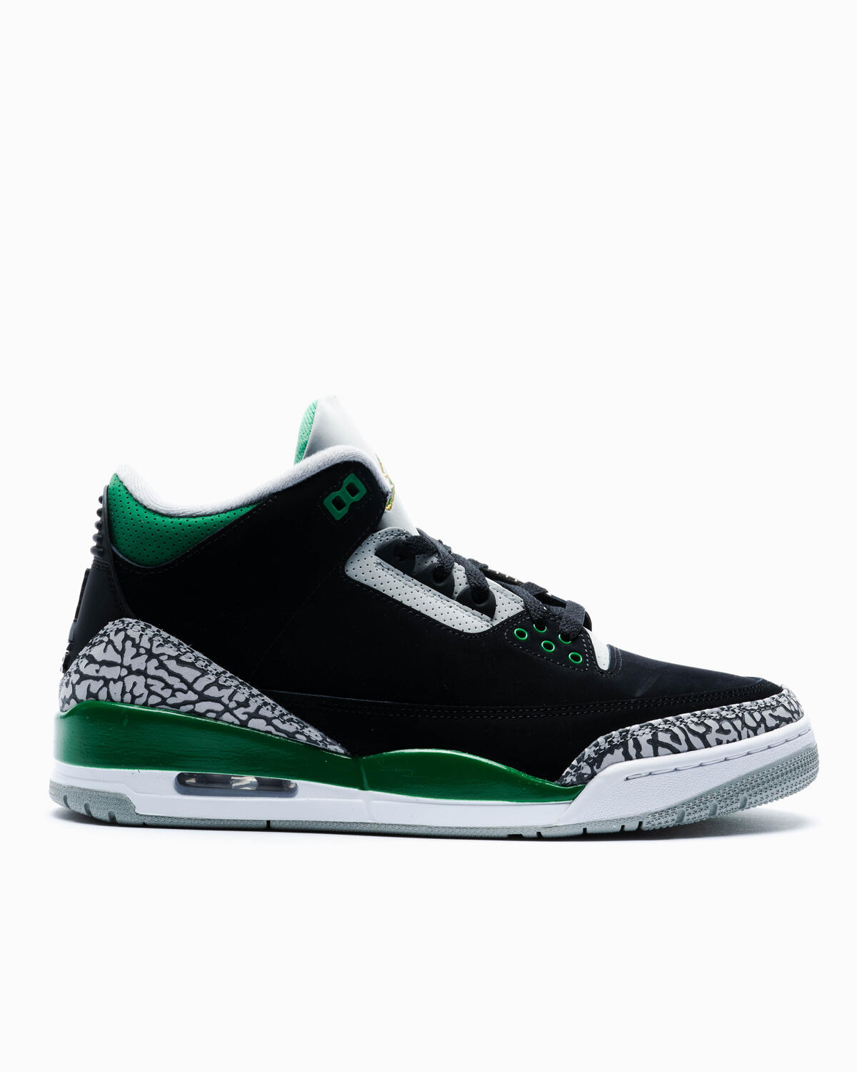 Michael Jordan Autographed Nike Air Jordan 1 Retro High Pine Green and  Black Shoes