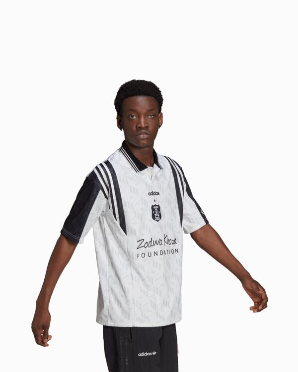 adidas Originals x Orlando Pirates Zodwa Khoza Men's Jersey HC3005 White /Black