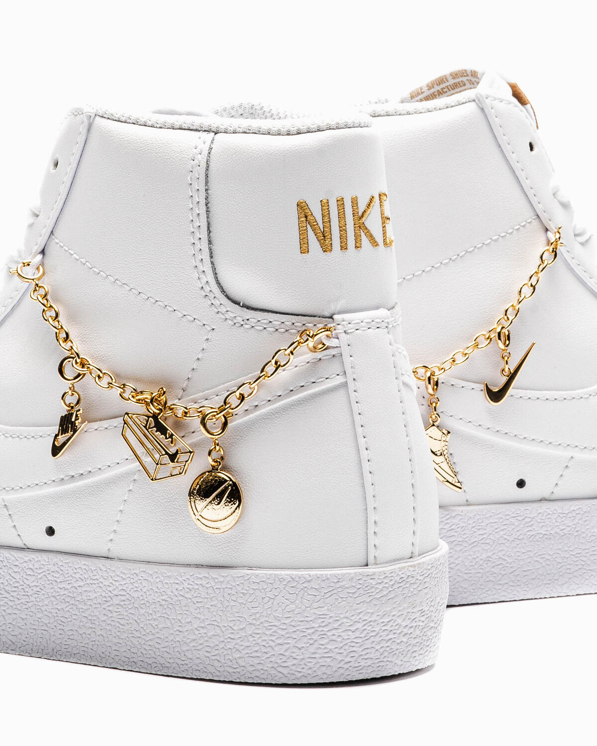 Nike Blazer Mid '77 LX White / White - Metallic Gold (Women's) - Image 18