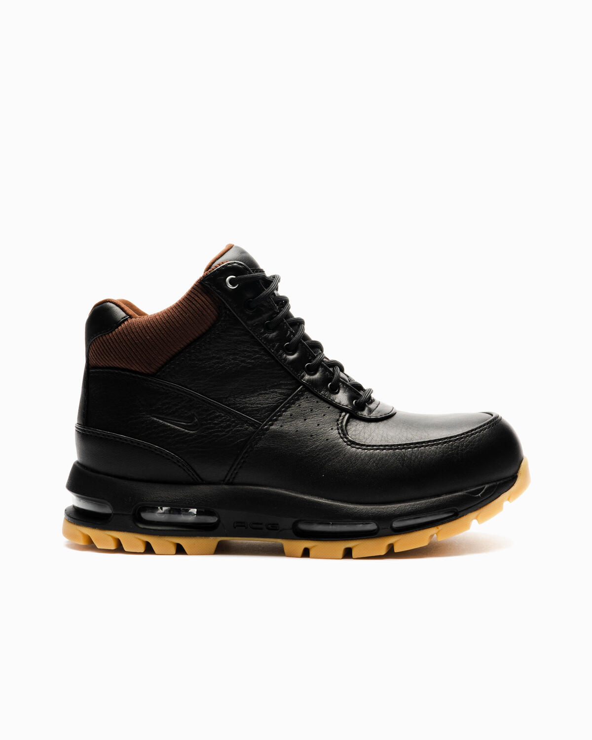 Nike Air Max Goadome SE Black / Black - LT Chocolate - Gum Yellow - Image 2