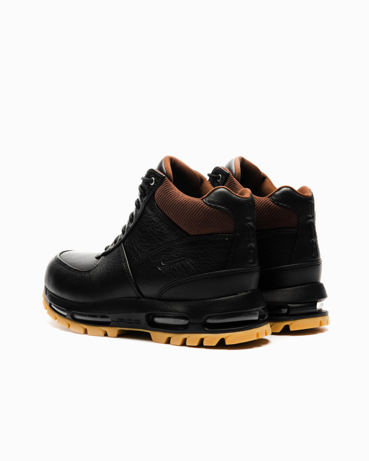 Nike Air Max Goadome SE Black / Black - LT Chocolate - Gum Yellow - Image 4