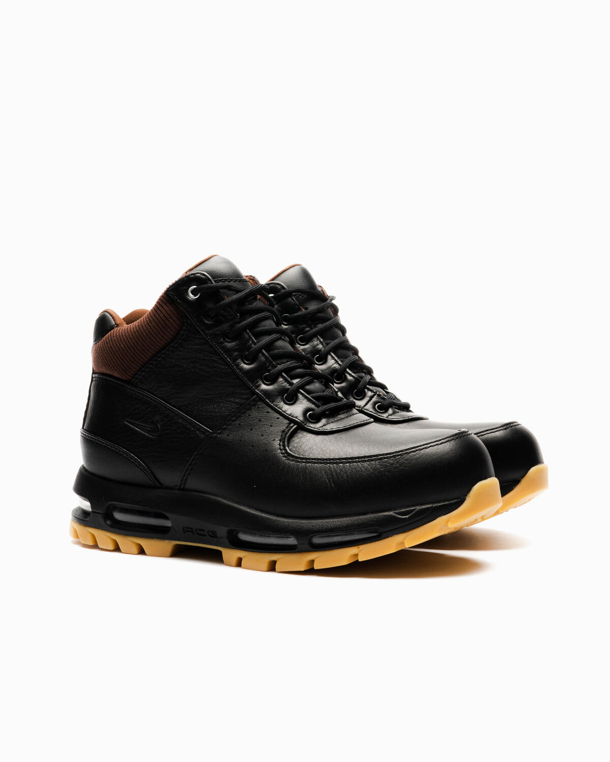Nike Air Max Goadome SE Black / Black - LT Chocolate - Gum Yellow - Image 3