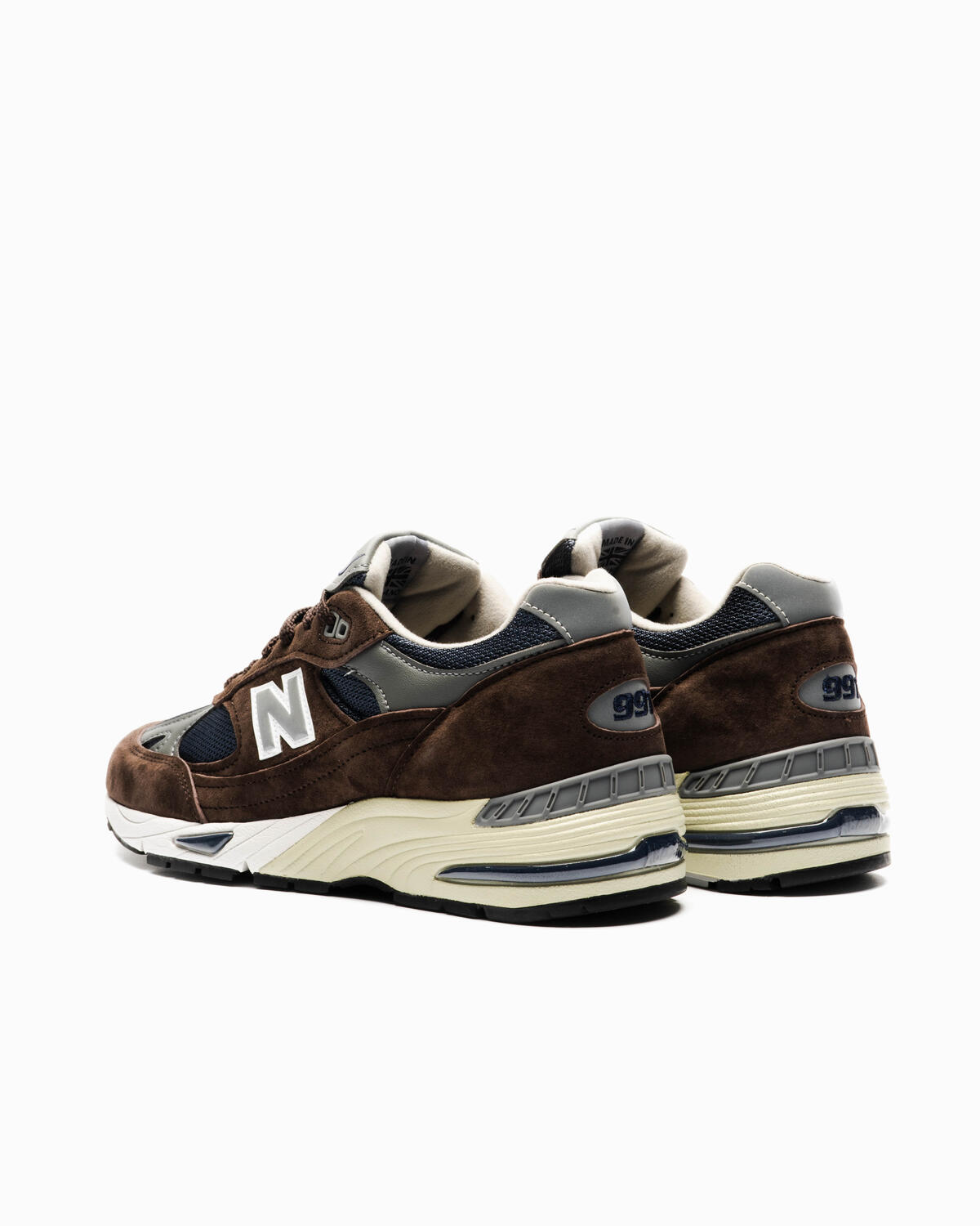 New Balance 991 'Made in England' (Braun / Navy) - Image 10