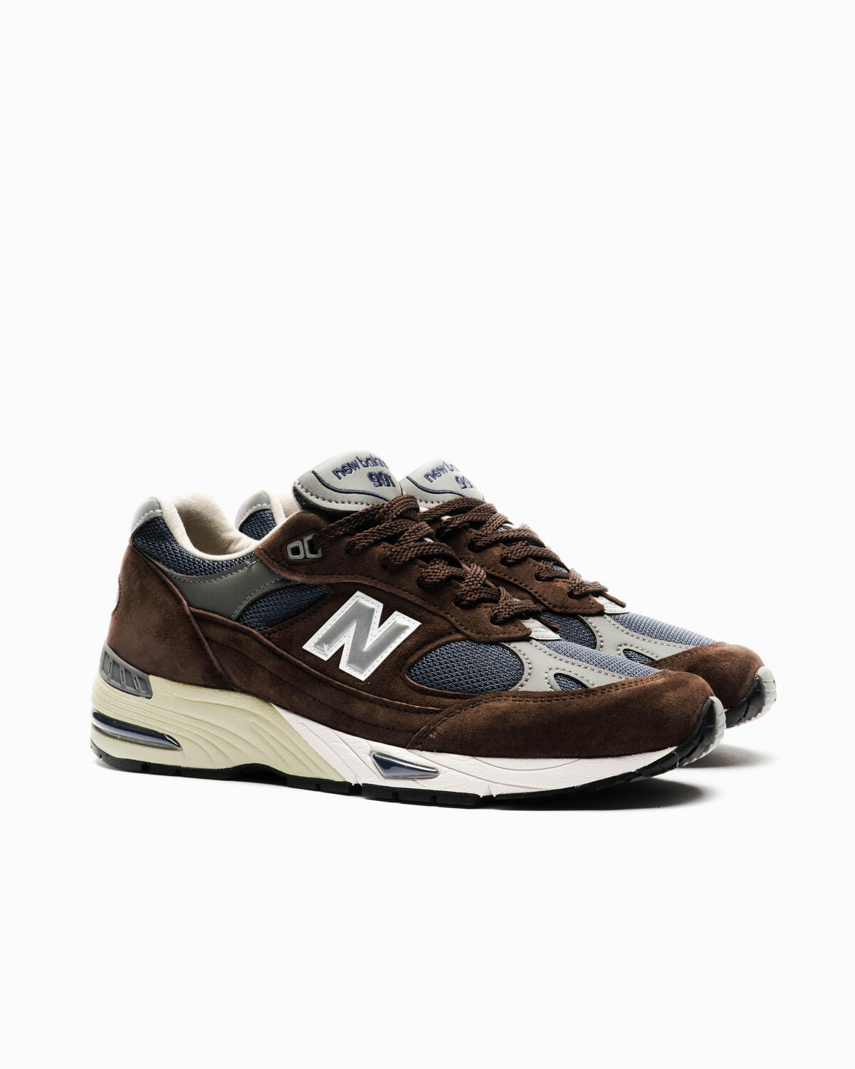 New Balance 991 'Made in England' (Braun / Navy) - Image 9