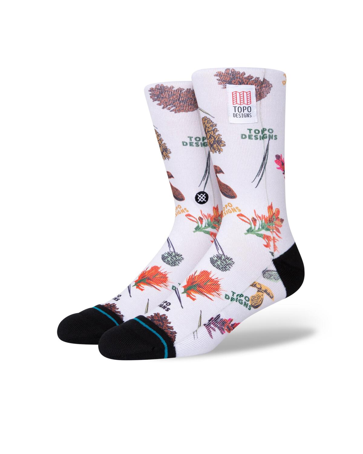 Stance Topo Crew Socks - Image 2