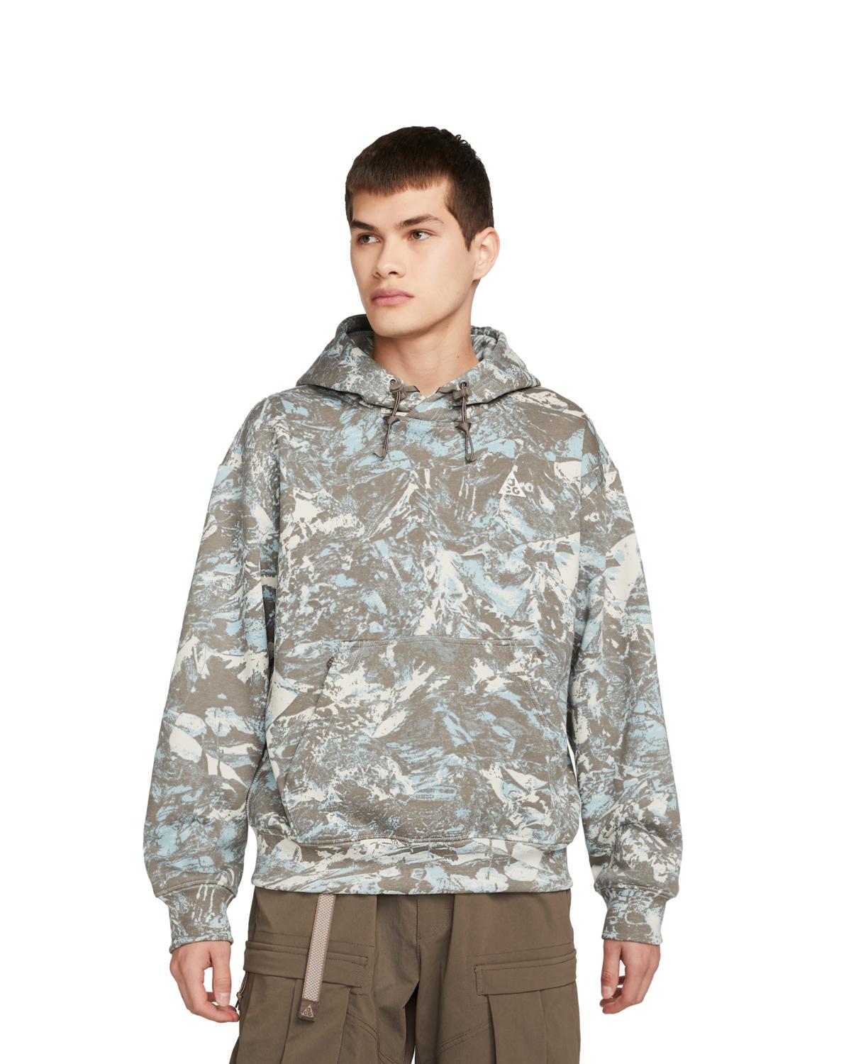 Nike ACG Allover Print Hoodie Light Bone / Cave Stone / Summit White - Image 8