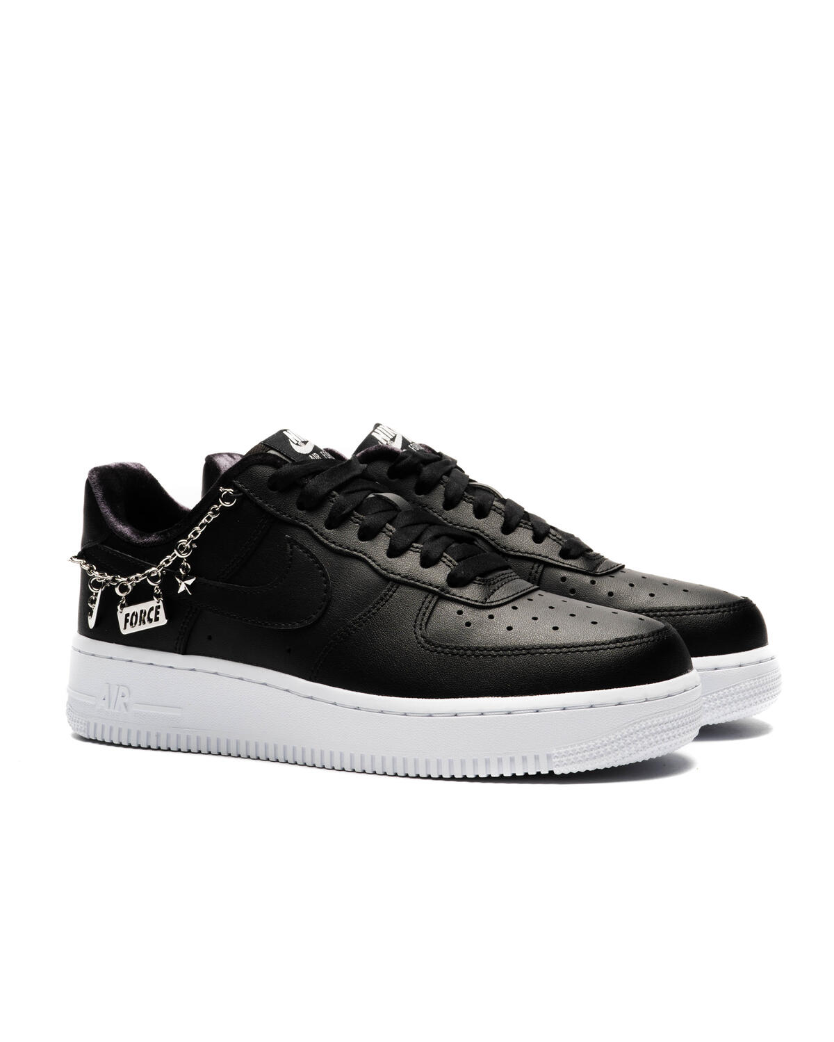Nike Air Force 1 '07 LX Black / Black - Metallic Silver - Silver (Women's) - Image 8