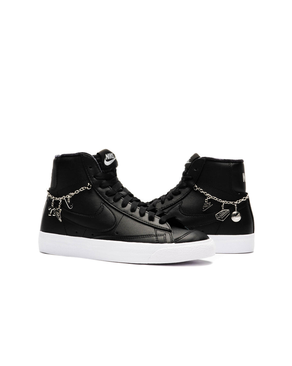 Nike Blazer Mid '77 LX Black / Black - Metallic Silver (Women's) - Image 14