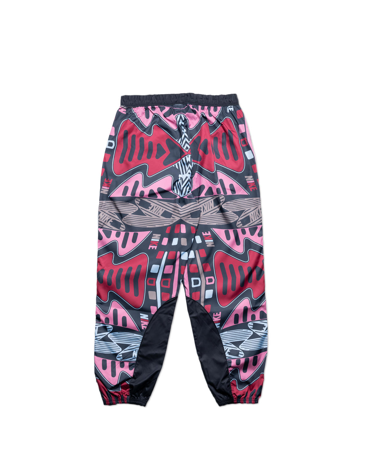 Nike Womens High Rise Woven Jogger Pants Black/White/Multi - Image 3