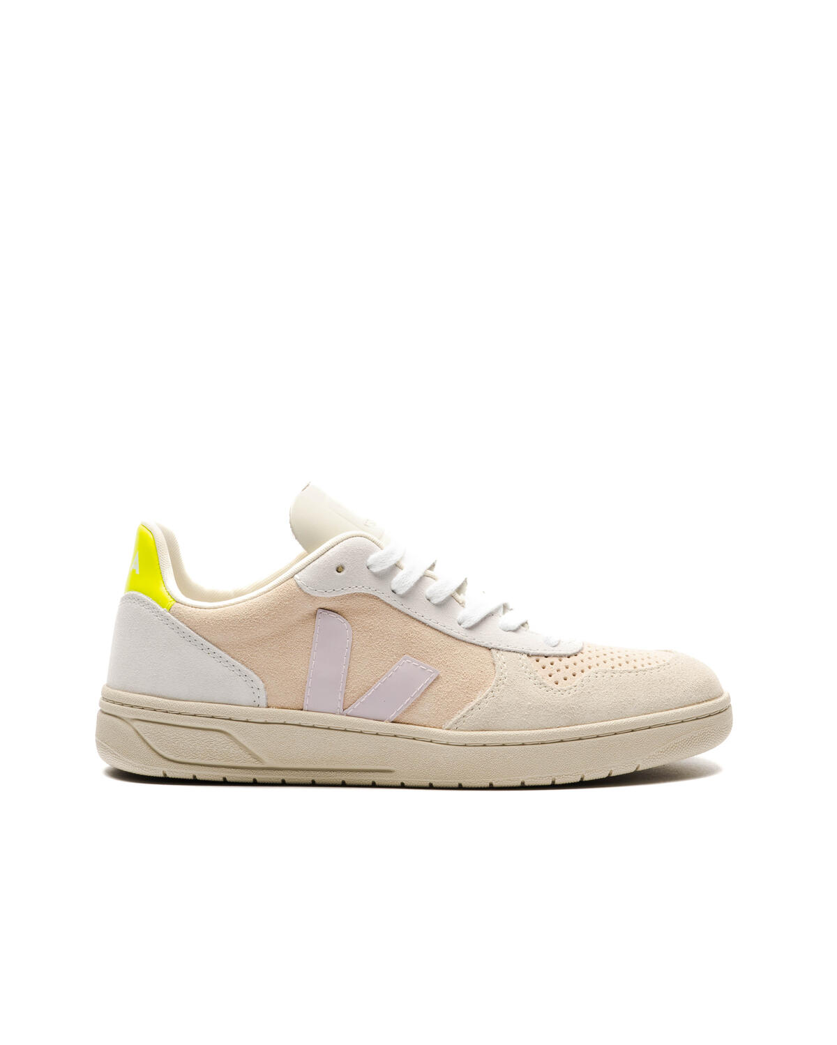 Veja V-10 Suede Multico Sable Parme (Women's) - Image 2