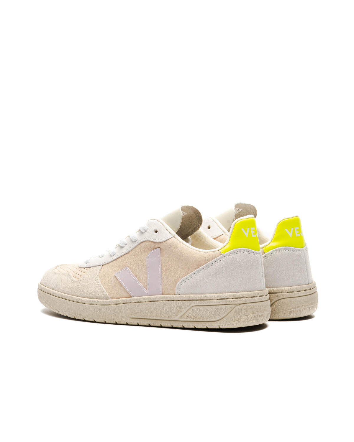 Veja V-10 Suede Multico Sable Parme (Women's) - Image 4