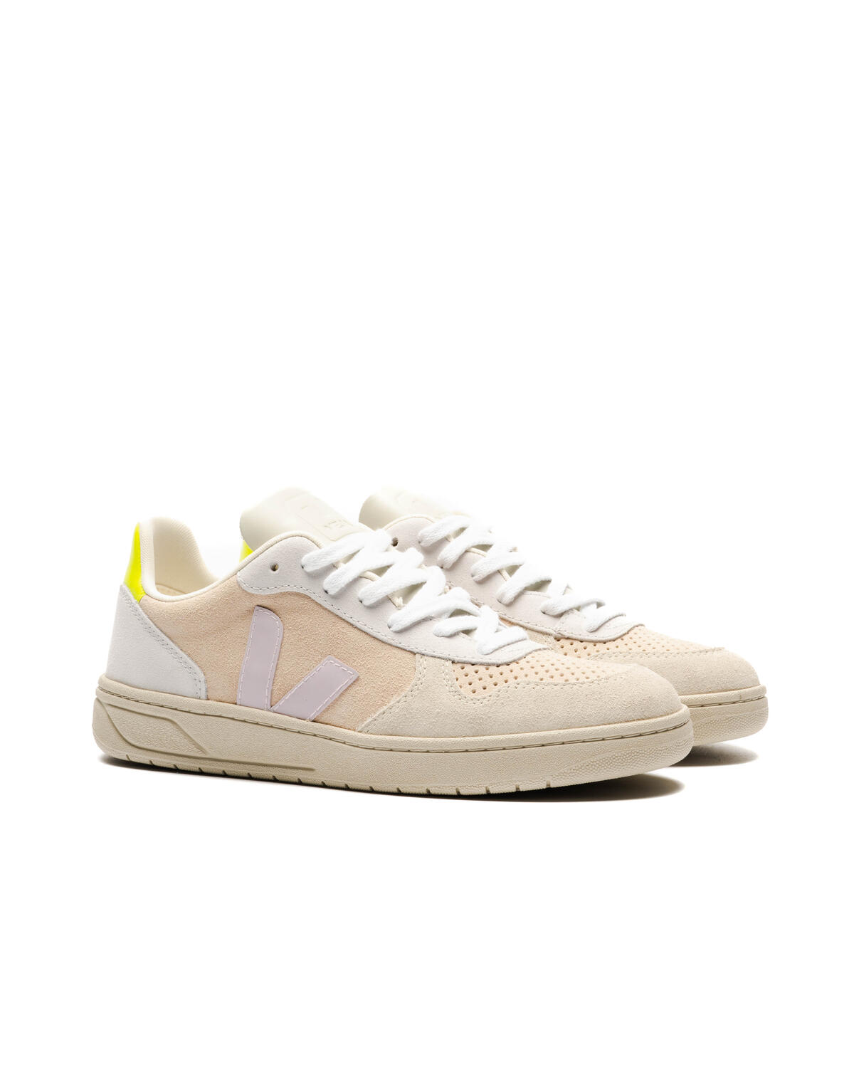 Veja V-10 Suede Multico Sable Parme (Women's) - Image 3