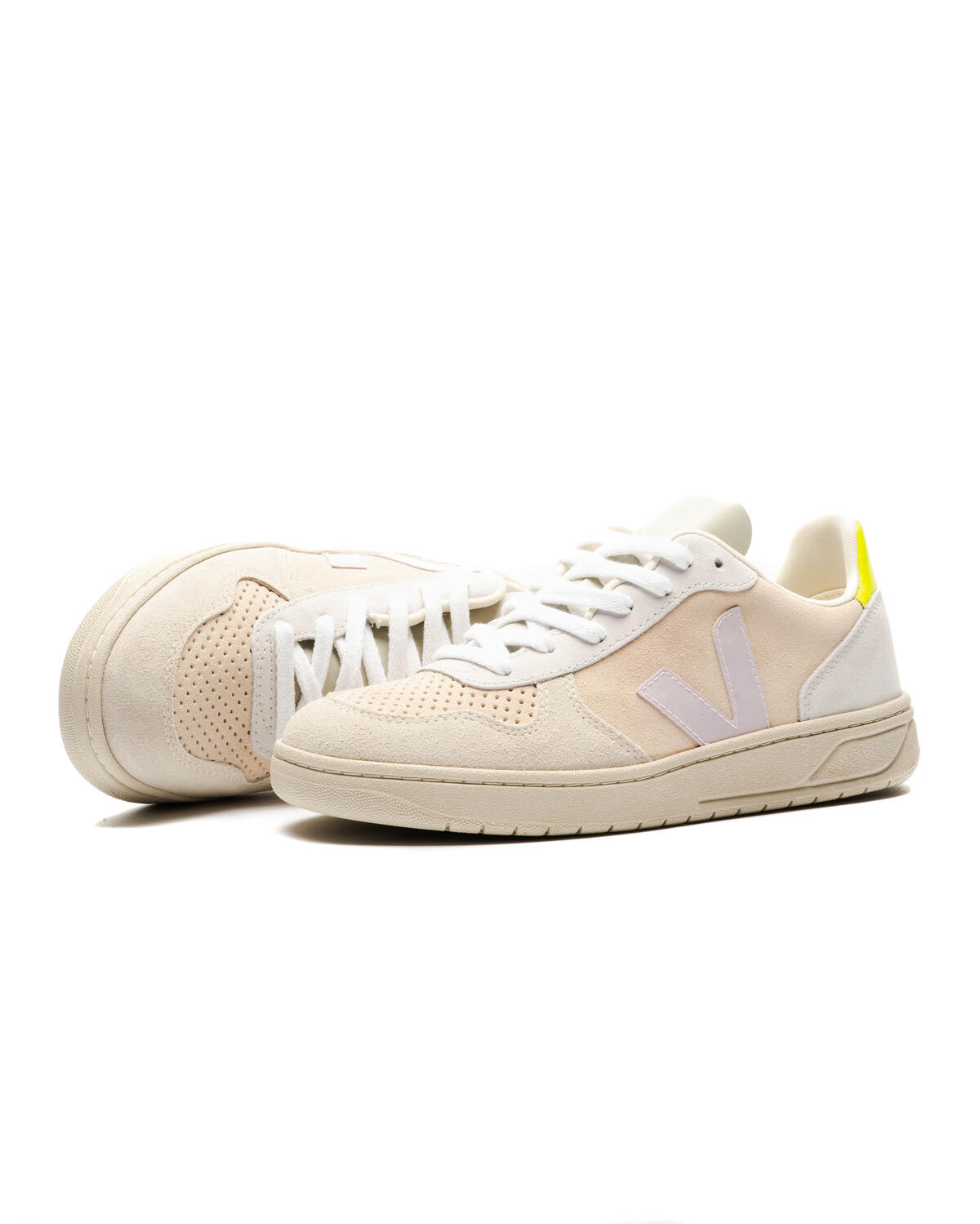 Veja V-10 Suede Multico Sable Parme (Women's) - Image 5