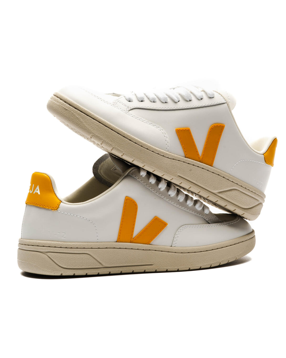 VEJA V-12 Extra White / Ouro - Image 5